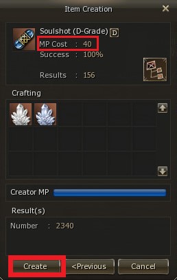 Craft Create mw