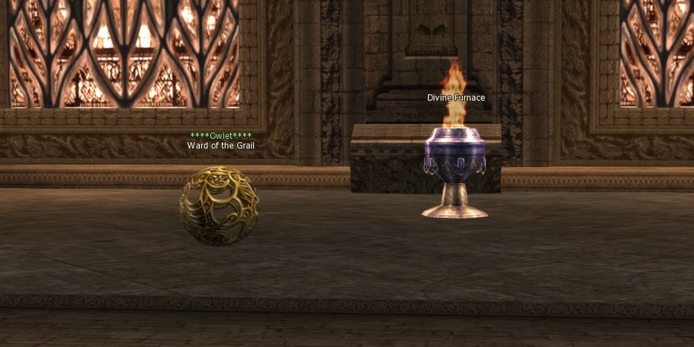 Divine Furnace, Ward of the Grail eternal