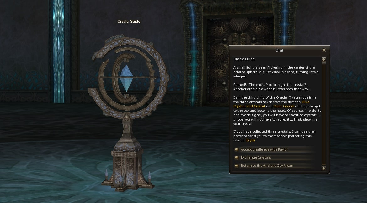Oracle Guide eternal